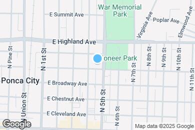 Map image of the property - 413 E Hazel Ave