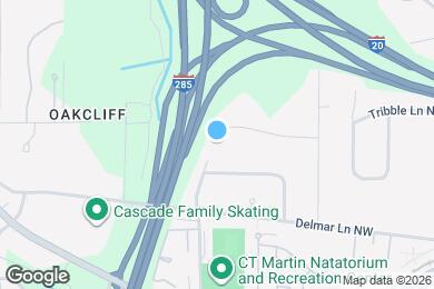 Map image of the property - 3192 Oakcliff Rd NW