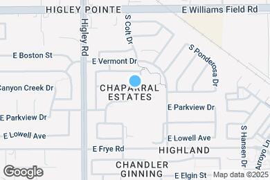 Map image of the property - 3355 E Hampton Ln