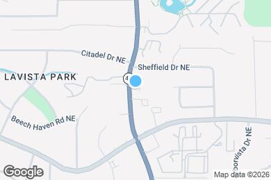 Map image of the property - Hampton Hall