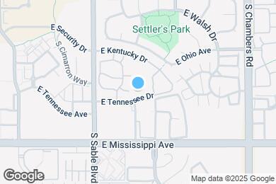 Map image of the property - 14701 E Tennessee Dr