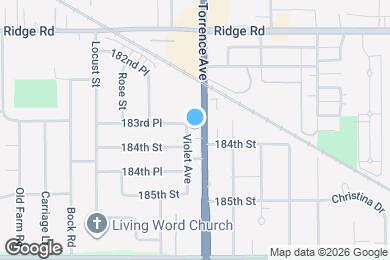 Map image of the property - 18352 Torrence Ave