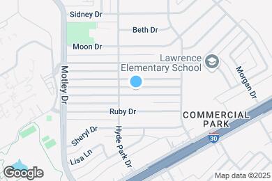 Map image of the property - 3521 Hilton Dr