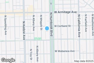 Map image of the property - 1836 N Humboldt Blvd