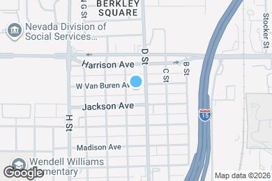 Map image of the property - 413 W Van Buren Ave
