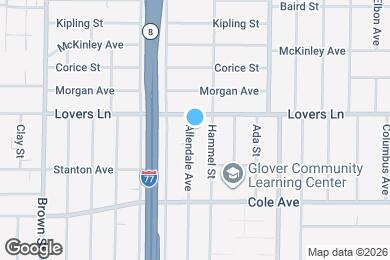 Map image of the property - 929 Allendale Ave