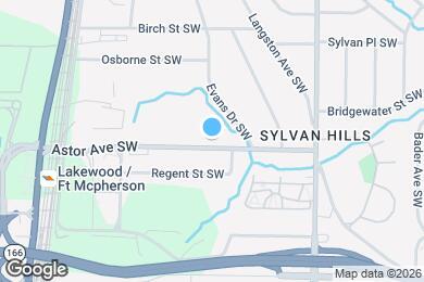 Map image of the property - 1035 Astor Ave SW