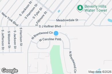 Map image of the property - 1733 W Caroline Path