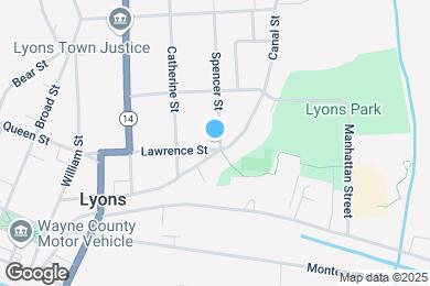 Map image of the property - 45 Lawrence St