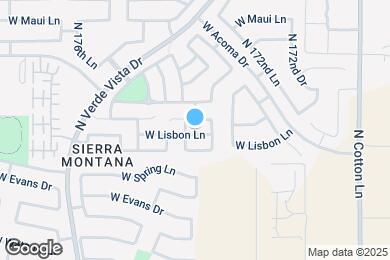 Map image of the property - 17434 W Lisbon Ln
