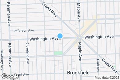 Map image of the property - 9301 Washington Ave