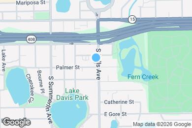 Map image of the property - 1125 Palmer St
