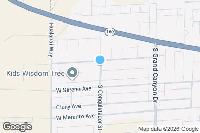 Map image of the property - 9191 S Conquistador St