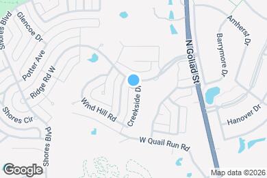 Map image of the property - 1980 Creekside Dr