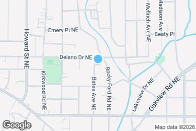Map image of the property - 99 Bates Ave NE
