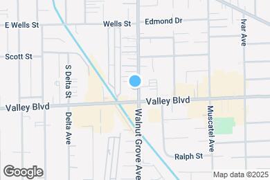 Map image of the property - 4021 1/2 Walnut Grove Ave