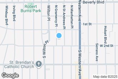 Map image of the property - 140 S Gramercy Pl