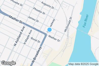 Map image of the property - 706 N Broadway