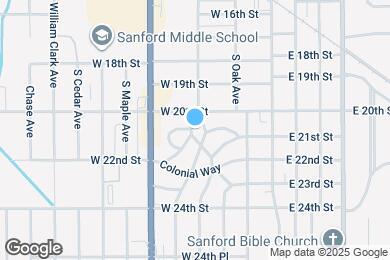 Map image of the property - 2019 Coronado Concourse