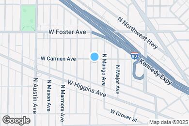 Map image of the property - 5063 N Menard Ave