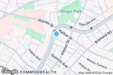 Map image of the property - 1460 Commonwealth Ave