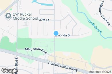 Map image of the property - 1105 Rhonda Dr