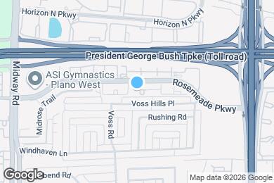 Map image of the property - The Willows on Rosemeade