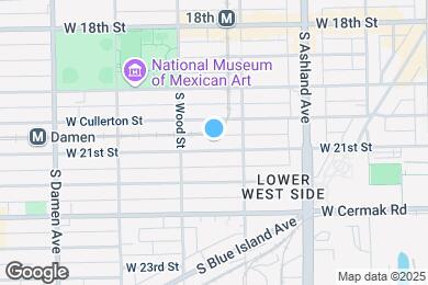 Map image of the property - 1726 W 21st St