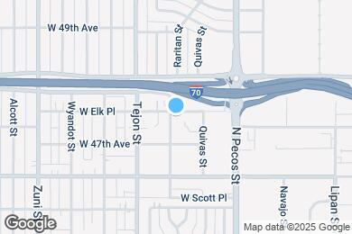 Map image of the property - 4748 Shoshone St