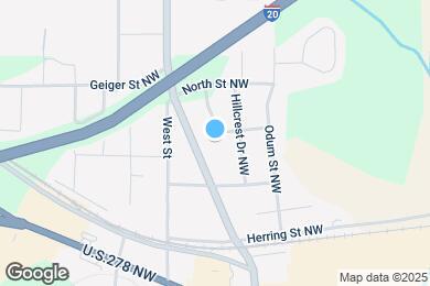 Map image of the property - 5151 Hillside Dr NW