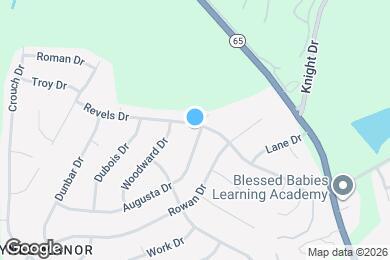 Map image of the property - 701 Revels Dr