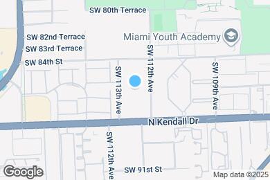 Map image of the property - 11205 N Kendall Dr