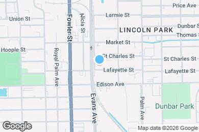 Map image of the property - 2613 Lafayette St