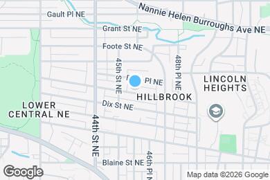 Map image of the property - 4520 Eads St NE