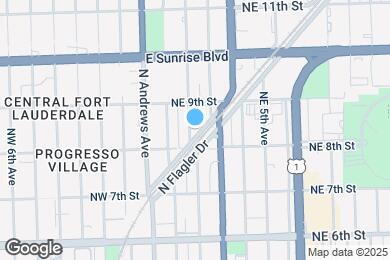 Map image of the property - 820 NE 2nd Ave
