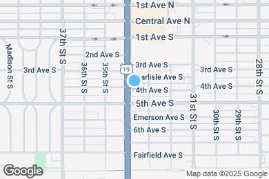Map image of the property - 3365 4th Ave S