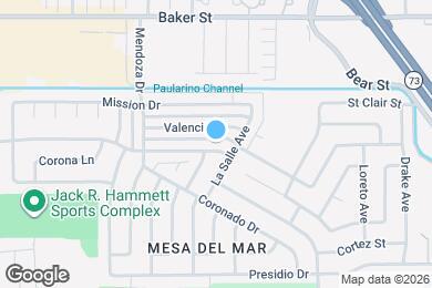 Map image of the property - 984 El Camino Dr