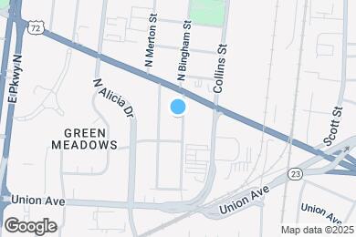 Map image of the property - 41 N Bingham St