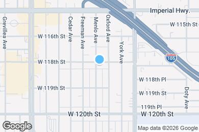 Map image of the property - 4132 W 118th St