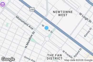 Map image of the property - 1815 W Grace St