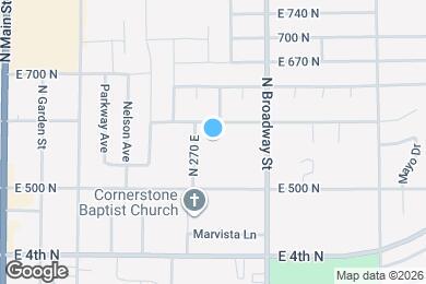 Map image of the property - 288 E 600 N