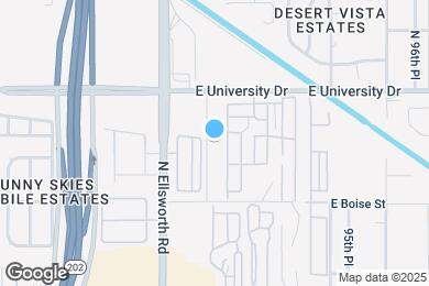 Map image of the property - 305 N 93rd St
