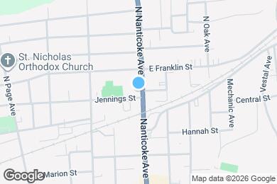 Map image of the property - 203 N Nanticoke Ave