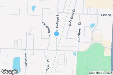 Map image of the property - 1614 S College St