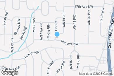 Map image of the property - 1601 4th St NW