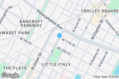 Map image of the property - 1834 W 11th St