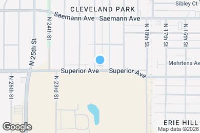 Map image of the property - 2020 Superior Ave
