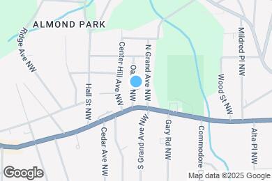 Map image of the property - 845 Oak St NW