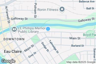 Map image of the property - 807 E Grand Ave