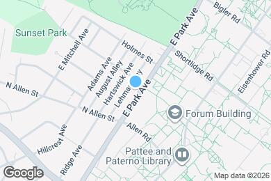 Map image of the property - 157 E Park Ave